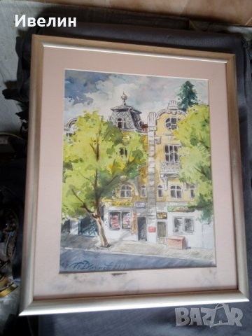 картина-градски пейзаж на павел друмев