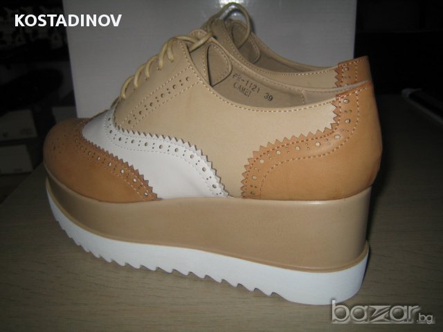 Дам.обувки камел 1121, снимка 2 - Дамски ежедневни обувки - 17720514