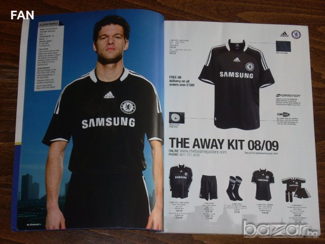 Челси Лондон - официален продуктов каталог от сезон 2008/09, снимка 4 - Други ценни предмети - 20118229