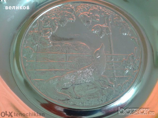 позлатен поднос вероятно ссср произход лъщи от всякъде, снимка 1