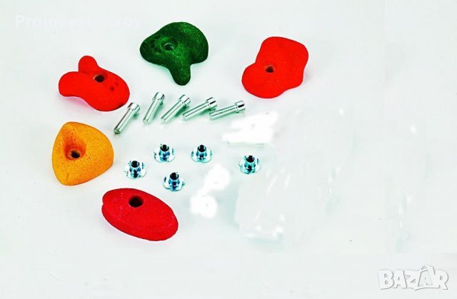 Цветни полиетстерни камъни за катерене малки AC3030 и аксесоари за детски съоръжения и площадки, снимка 2 - Други - 25142321