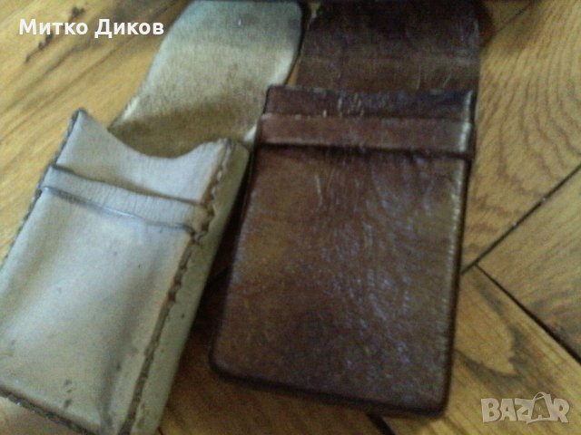Калъвчета за цигари-карти-естествена кожа, снимка 3 - Портфейли, портмонета - 22640244