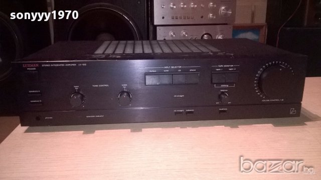 Luxman lv-100 amplifier made in japan-внос швеицария, снимка 3 - Ресийвъри, усилватели, смесителни пултове - 16655962