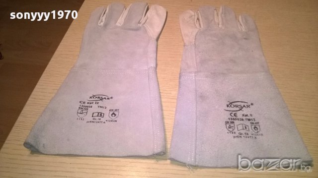 Korsar ce kat II профи работни ръкавици 38/18см-внос швеицария