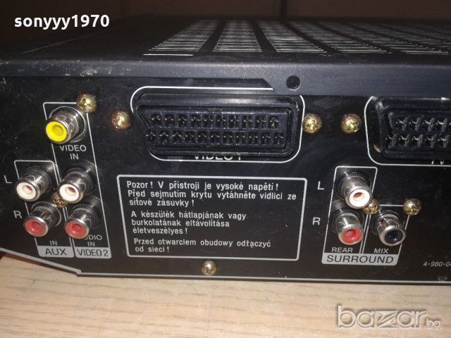 sony ta-ve100 amplifier-made in japan-внос швеция, снимка 11 - Ресийвъри, усилватели, смесителни пултове - 20361727