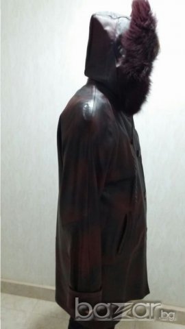 Кожено палто дамско, снимка 2 - Други - 16383844