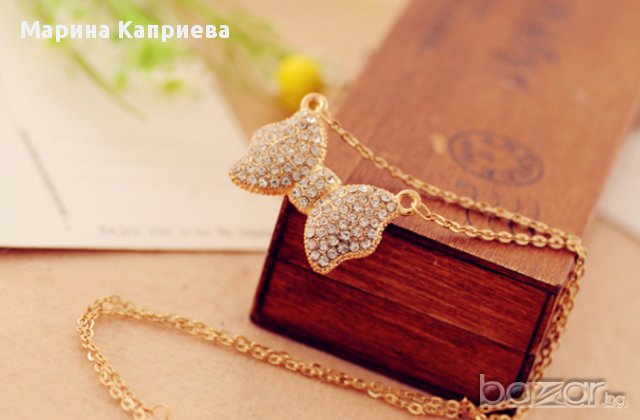  Колие " Панделка " /K-18/, снимка 4 - Колиета, медальони, синджири - 9056795