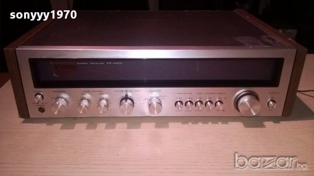 Kenwood kr-4400 stereo receiver-made in japan-внос швеицария, снимка 2 - Ресийвъри, усилватели, смесителни пултове - 13125933