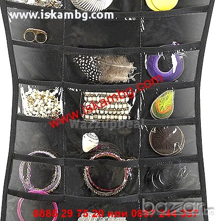Двулицев органайзер за бижута - код 0346, снимка 2 - Други стоки за дома - 13038680
