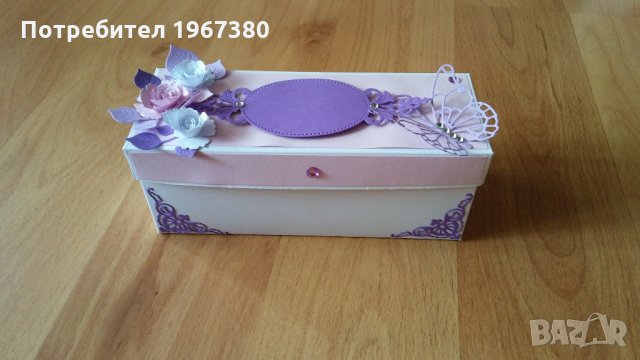 Кутия за бебешки съкровища за момиче, снимка 2 - Подаръци за кръщене - 22002284