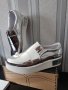 Дамски спортно - елегантни обувки холограм огледален ефект, сребърен сив цвят - нови 36 номер 