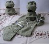 детска жилетка  шапка шал терлички, снимка 1 - Жилетки и елечета за бебе - 23494957