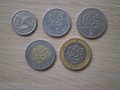 Мароко-лот монети -1/2, 1, 2, 5 и 10 дирхама, 2002 г., 92 m, снимка 1