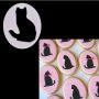 Коте Котка пластмасов резец форма украса сладки бисквитки торта фондан тесто и др