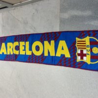 шал плетен Barcelona нов размери 18х155см, снимка 1 - Футбол - 26132565