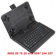 Калъф за таблет с кирилизирана клавиатура с 4 щипки, снимка 1 - Клавиатури и мишки - 12524501