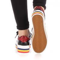 Дамски спортни обувки на платформа, снимка 5 - Дамски ежедневни обувки - 25522653