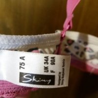 Дам.сутиен-марка-"Skiny",цвят-бяло и розово/леопардов принт/. Закупен от Германия., снимка 5 - Бельо - 22286300