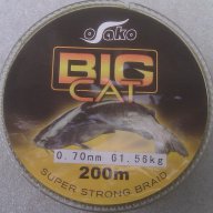 Плетено риболовно влакно - Big Cat 200, снимка 1 - Такъми - 11493212
