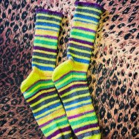 Плетени чорапки весели, снимка 1 - Бельо - 26026619