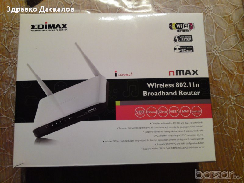 рутер Edimax BR-6424N за части, снимка 1