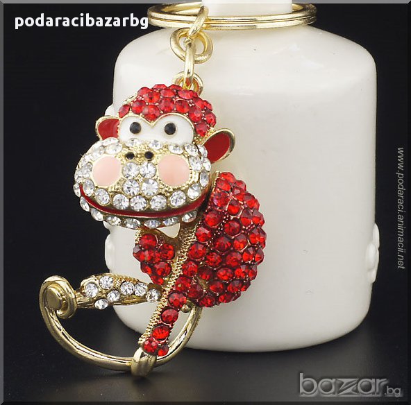 КЛЮЧОДЪРЖАТЕЛ – КРИСТАЛНА МАЙМУНА, снимка 1