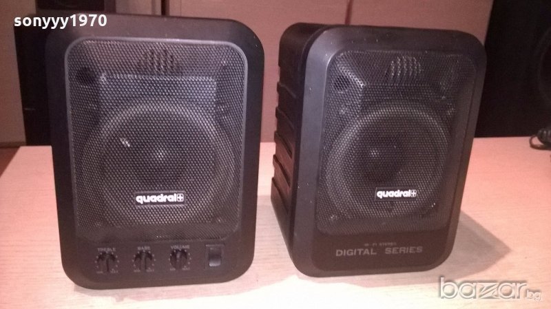 quadral allsonic sm41p hi-fi-активни колони-внос швеицария, снимка 1