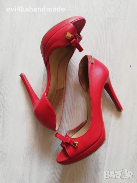 Червени секси обувки Bianki, снимка 1