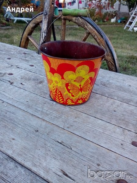 Детска метална кофа,кофичка, снимка 1