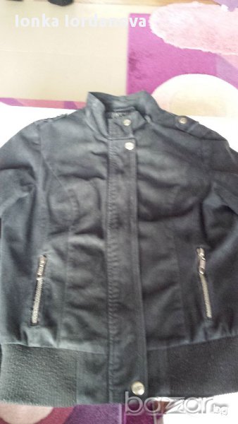 Черно велурено яке, снимка 1