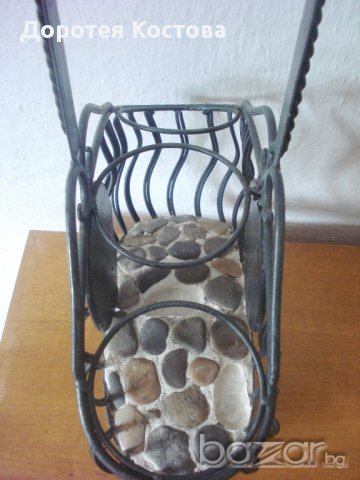 Стара поставка от ковано желязо, снимка 4 - Антикварни и старинни предмети - 11001800