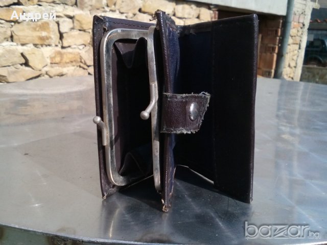 Кожено портмоне