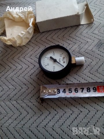 Стар манометър #2, снимка 5 - Антикварни и старинни предмети - 25509304