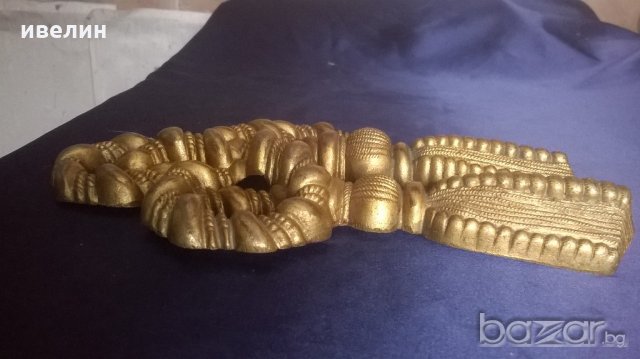 позлатена барокова апликация, снимка 6 - Антикварни и старинни предмети - 20844567