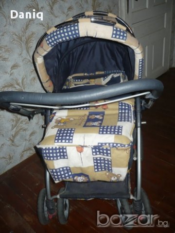 Комбинирана бебешка количка, снимка 5 - Детски колички - 15399627