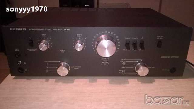 Колекционерска ретро машина telefunken ta350-внос швеицария, снимка 4 - Ресийвъри, усилватели, смесителни пултове - 17970540