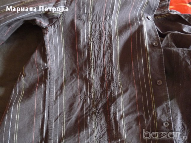 Мъжка памучна риза р-р №L - Индия , снимка 3 - Ризи - 15190599