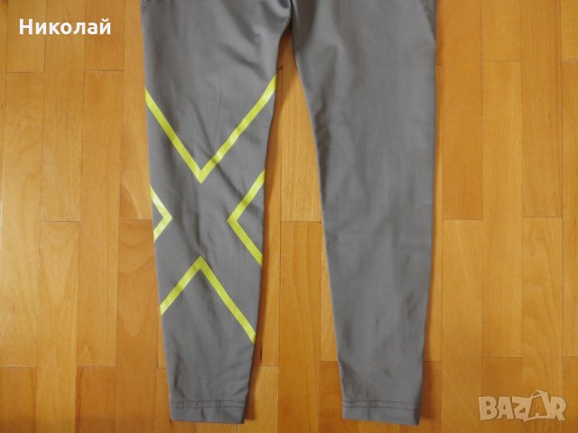 2xu mid rise compression tights W slate-lime, снимка 12 - Клинове - 24426276