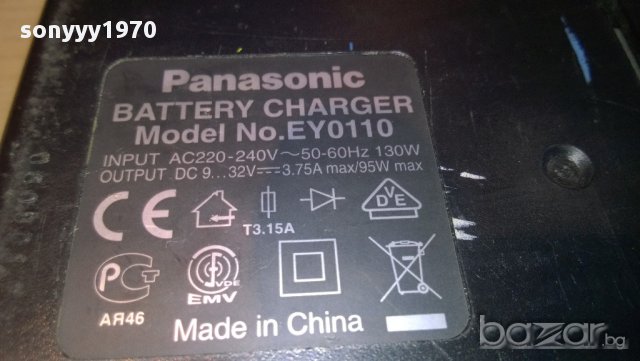panasonic-ey0110 9-32voltts-зарядно за винтоверт-внос швеицария, снимка 9 - Винтоверти - 11522554