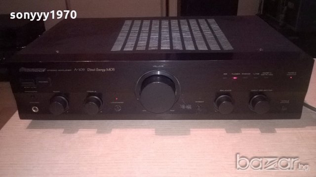 pioneer a-109 stereo ampli-транзисторен усилвател-внос франция, снимка 9 - Ресийвъри, усилватели, смесителни пултове - 19850691