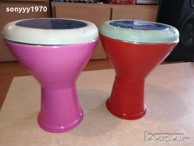 тарамбуки-КАФЯВА/СИНЯ/ЗЕЛЕНА/ЧЕРНА/розова или червена-26х17см-от сирия, снимка 7 - Ударни инструменти - 21284189