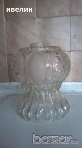 четири  стъкла арт деко за полилей,аплик, снимка 2 - Полилеи - 18406943