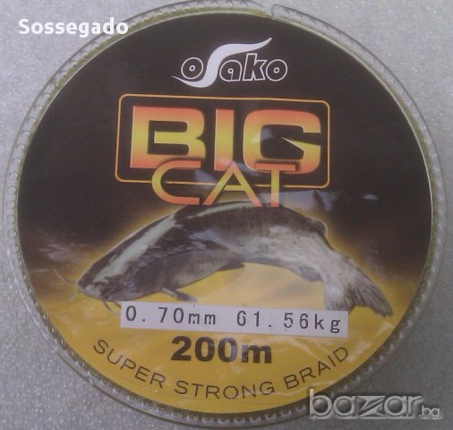 Плетено риболовно влакно - Big Cat 200
