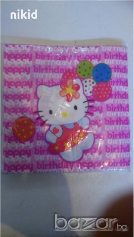 Hello Kitty Коте Кити 10 парти салфетки рожден ден