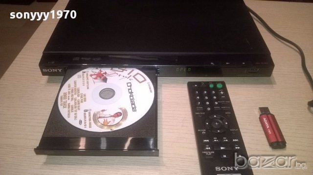 Sony dvp-sr350 cd/dvd/usb+remote-внос швеицария, снимка 2 - Ресийвъри, усилватели, смесителни пултове - 15303669