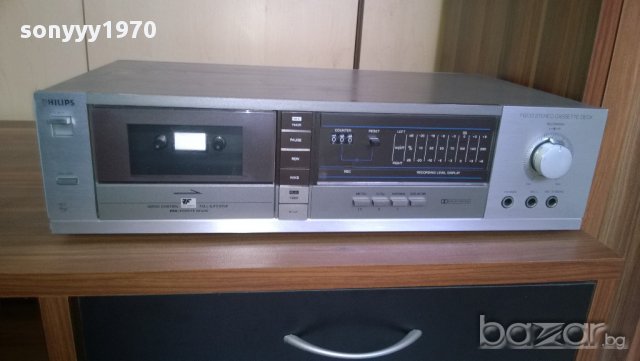 philips f6233/00 stereo cassette deck-made in belgium-внос швеицария, снимка 14 - Плейъри, домашно кино, прожектори - 9009264