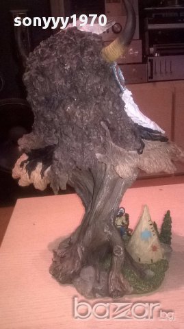 Индиански вожд-40х30см-внос швеицария, снимка 10 - Антикварни и старинни предмети - 17007797