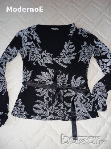  Страхотна модна блузка M / L - еластична, снимка 2 - Блузи с дълъг ръкав и пуловери - 8951203