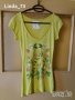 Дам.тениска-"H&M"-/памук/-жълто-зелена. Закупена от Италия., снимка 1 - Тениски - 21975230