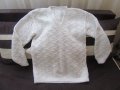 ДАМСКИ БЯЛ ПУЛОВЕР, снимка 1 - Блузи с дълъг ръкав и пуловери - 16997463
